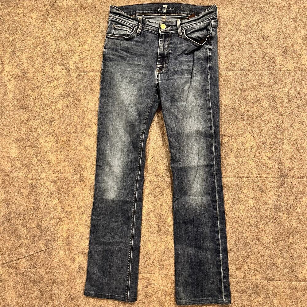 7 For All Mankind Woman’s 27 The Skinny Bootcut Stretch Denim Jeans‎